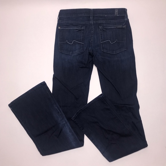 7FAM | Dark Wash Boot Cut Jeans size 27 - Picture 3 of 6